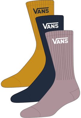 VANS MN CLASSIC CREW (9.5-13, 3PK) ELDERBERRY