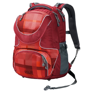 JACK WOLFSKIN RAMSON 26 PACK indian red woven check