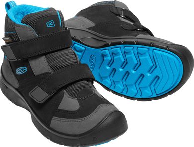 KEEN HIKEPORT MID STRAP WP JR black/blue jewel