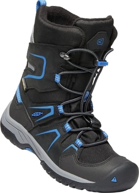 KEEN LEVO WINTER WP Y, BLACK/BALEINE BLUE