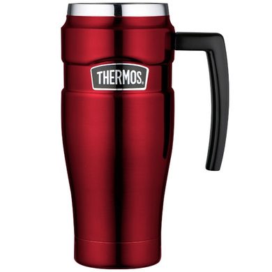THERMOS Waterproof thermo mug with handle 470 ml red