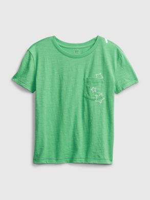 GAP 538278-31 Dětské tričko print Zelená