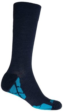 SENSOR HIKING MERINO, dark blue/blue