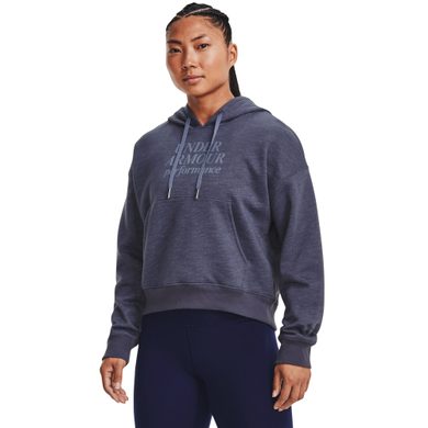 UNDER ARMOUR Essential Script Hoodie, Gray