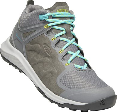 KEEN EXPLORE MID WP W, Steel grey/bright turquoise