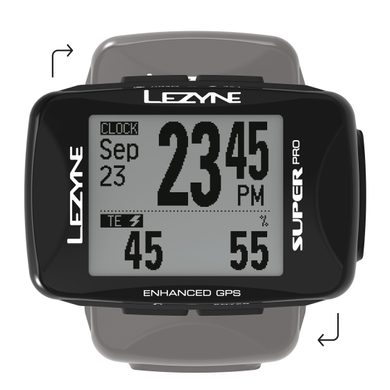 LEZYNE SUPER PRO GPS BLACK