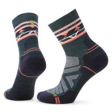 SMARTWOOL W HIKE LC ZIG ZAG VALLEY MID CREW, twilight blue