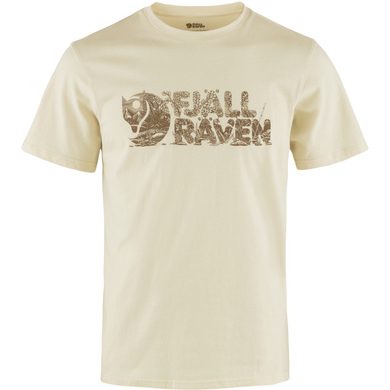 FJÄLLRÄVEN Lush Logo T-shirt M, Chalk White