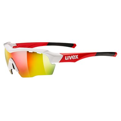UVEX SPORTSTYLE 104 white red/red - sportovní brýle černé