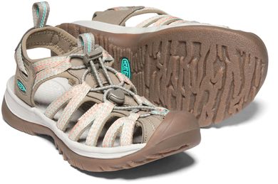 KEEN WHISPER WOMEN, taupe/coral