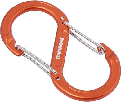 MUNKEES Double forged carabiner - S shape