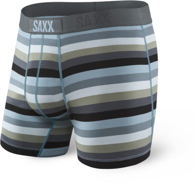 SAXX ULTRA BOXER BRIEF FLY, dk charcoal stripe