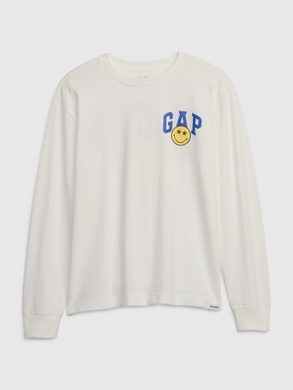 GAP 514088-00 Dětské tričko GAP & Smiley® Bílá