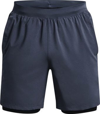 UNDER ARMOUR UA LAUNCH 7'' 2-IN-1 SHORT-GRY