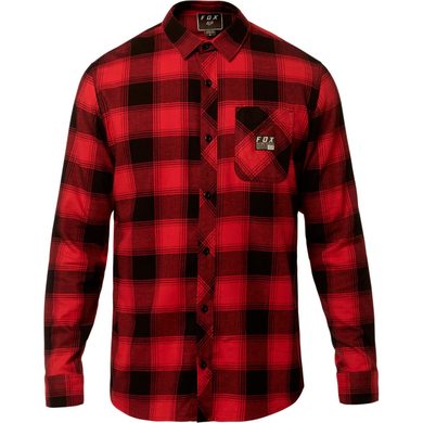 FOX Longview Ltwt Flannel Rio Red