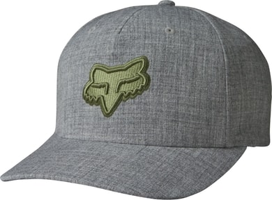 FOX Heads Up Flexfit Heather Grey