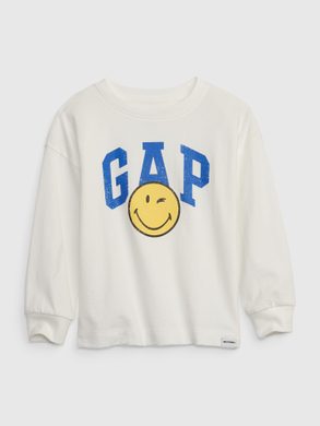 GAP 516126-00 Dětské tričko GAP & Smiley® Bílá
