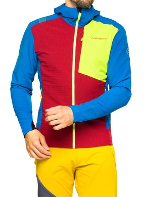 LA SPORTIVA Descender Storm Jkt M Sangria/Electric Blue