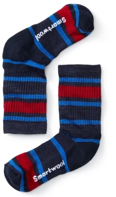 SMARTWOOL K Hike Stripe Light Crew, deep navy