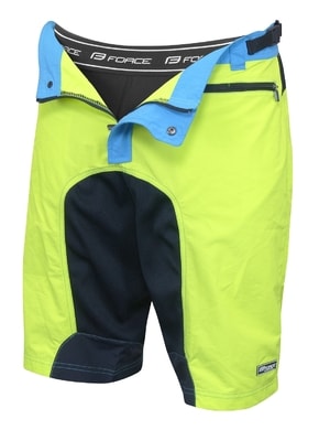 FORCE MTB-11 s odnímatelnou vložkou, fluo