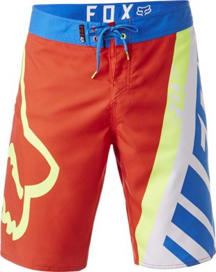 FOX Motion Creo Boardshort Flame Red akce