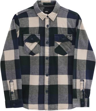 VANS BOX FLANNEL BOYS, dress blues-scarab