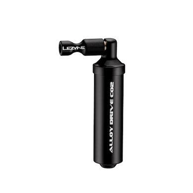 LEZYNE ALLOY DRIVE CO2 BLACK/HI GLOSS + 16g bombička