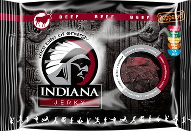 INDIANA JERKY Beef Peppered, 100 g