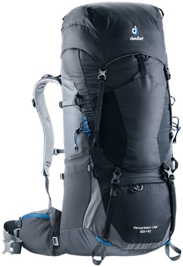 DEUTER Aircontact Lite 65 + 10 black-graphite