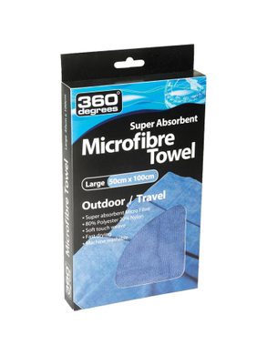 360° Microfibre Towel Large 50*100cm Blue
