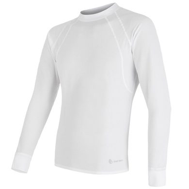 SENSOR COOLMAX AIR men's long sleeve shirt white