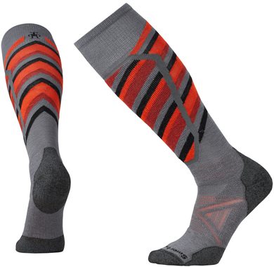 SMARTWOOL PHD SKI MEDIUM PATTERN graphite