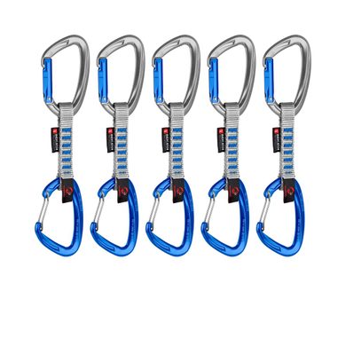 MAMMUT 5er Pack Crag Indicator Wire Express Sets 10 cm silver-ultramarine