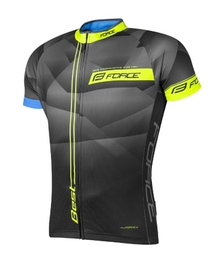 FORCE BEST short sleeve,black-fluo