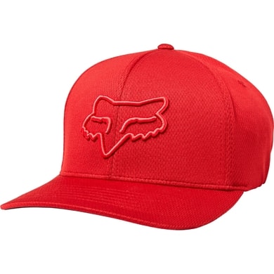 FOX Lithotype Flexfit Hat Red