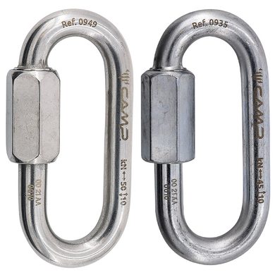 CAMP Oval Quick Link, 10 mm, stainless steel