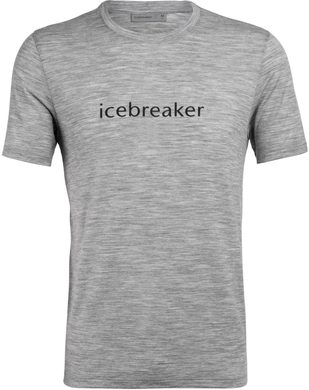 ICEBREAKER M Tech Lite SS Crewe Icebreaker Wordmark METRO HTHR