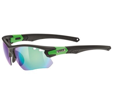 UVEX SPORTSTYLE 109 black mat green - sportovní brýle černé