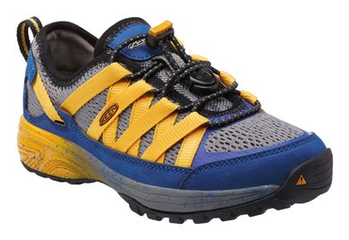 KEEN VERSATRAIL JR blue/yellow - juniorské turistické boty