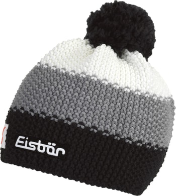 EISBÄR Star Pompon MÜ SP, schwarz/graumele/white