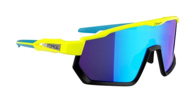 FORCE DRIFT fluo-černé,modrá kontrast. revo sklo