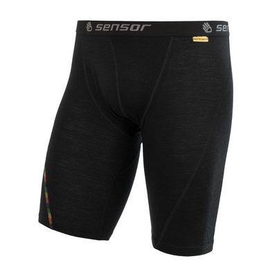 SENSOR MERINO AIR men's shorts long black