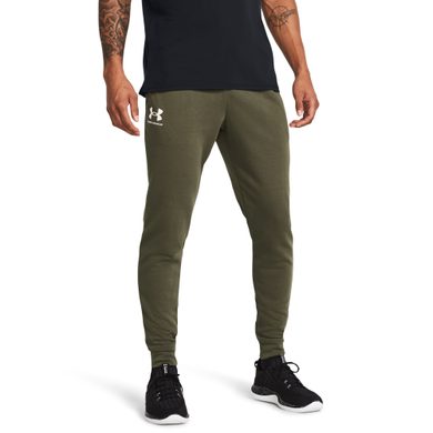 UNDER ARMOUR Rival Terry Jogger, Marine OD Green / Onyx White
