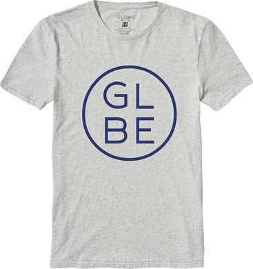 GLOBE Circle Logo Grey Marle - Pánské triko