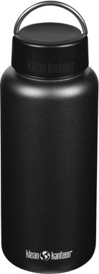 KLEAN KANTEEN Wide w/Wide Loop Cap - Black 1182 ml