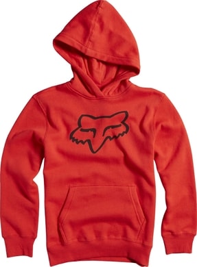 FOX Youth Legacy Pullover Fleece Flame Red