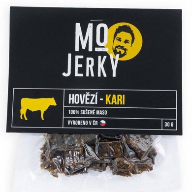 MO JERKY Hovězí jerky, kari 30g