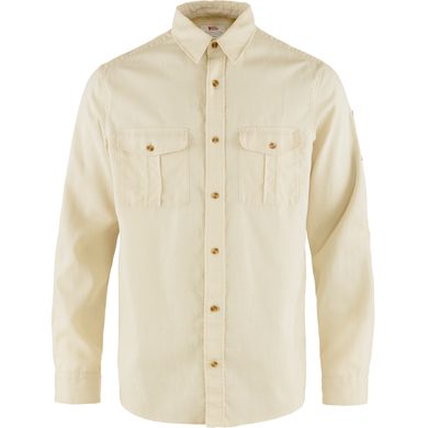 FJÄLLRÄVEN Övik Travel Shirt LS M, Chalk White