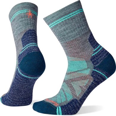 SMARTWOOL W HIKE LIGHT CUSHION MID CREW medium gray