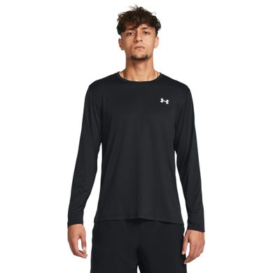 UNDER ARMOUR STREAKER LONG SLEEVE, Black / Reflective